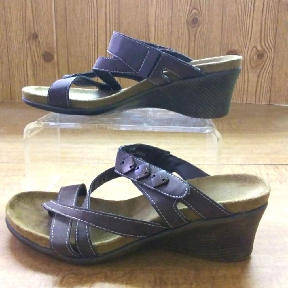 Kim Rogers Mia Thong Wedge Sandals